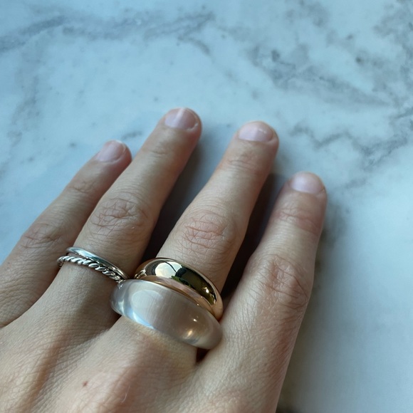 Double stackable dome rings - Picture 3 of 3